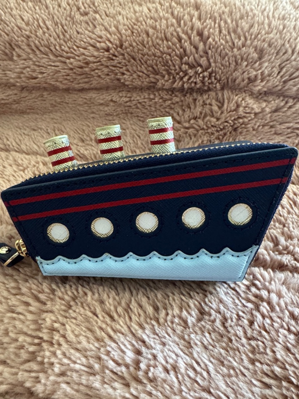 Kate Spade “Expand Your Horizons” Cruise Ship Coin Purse - Picture 2 of 7